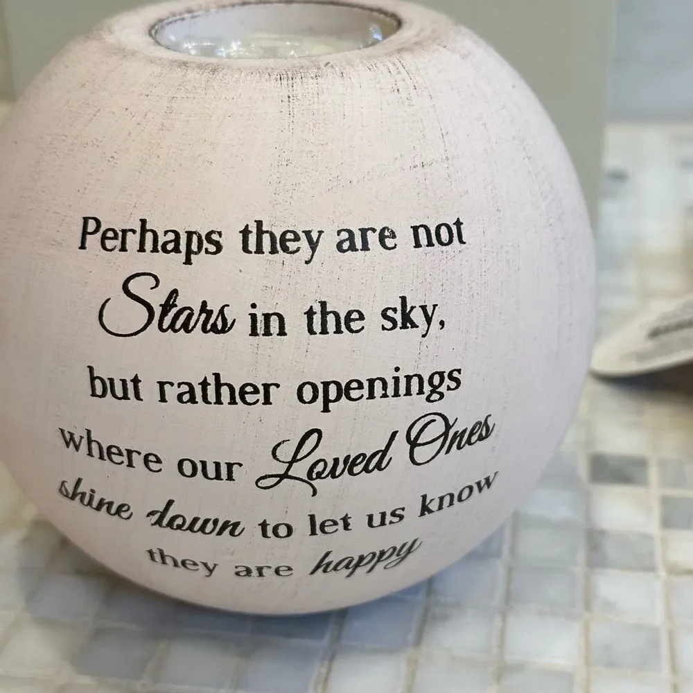 Stars in The Sky Memory Remembrance Candle Holder